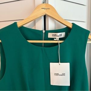Diane Von Furstenberg Green Dress NWT Size 8